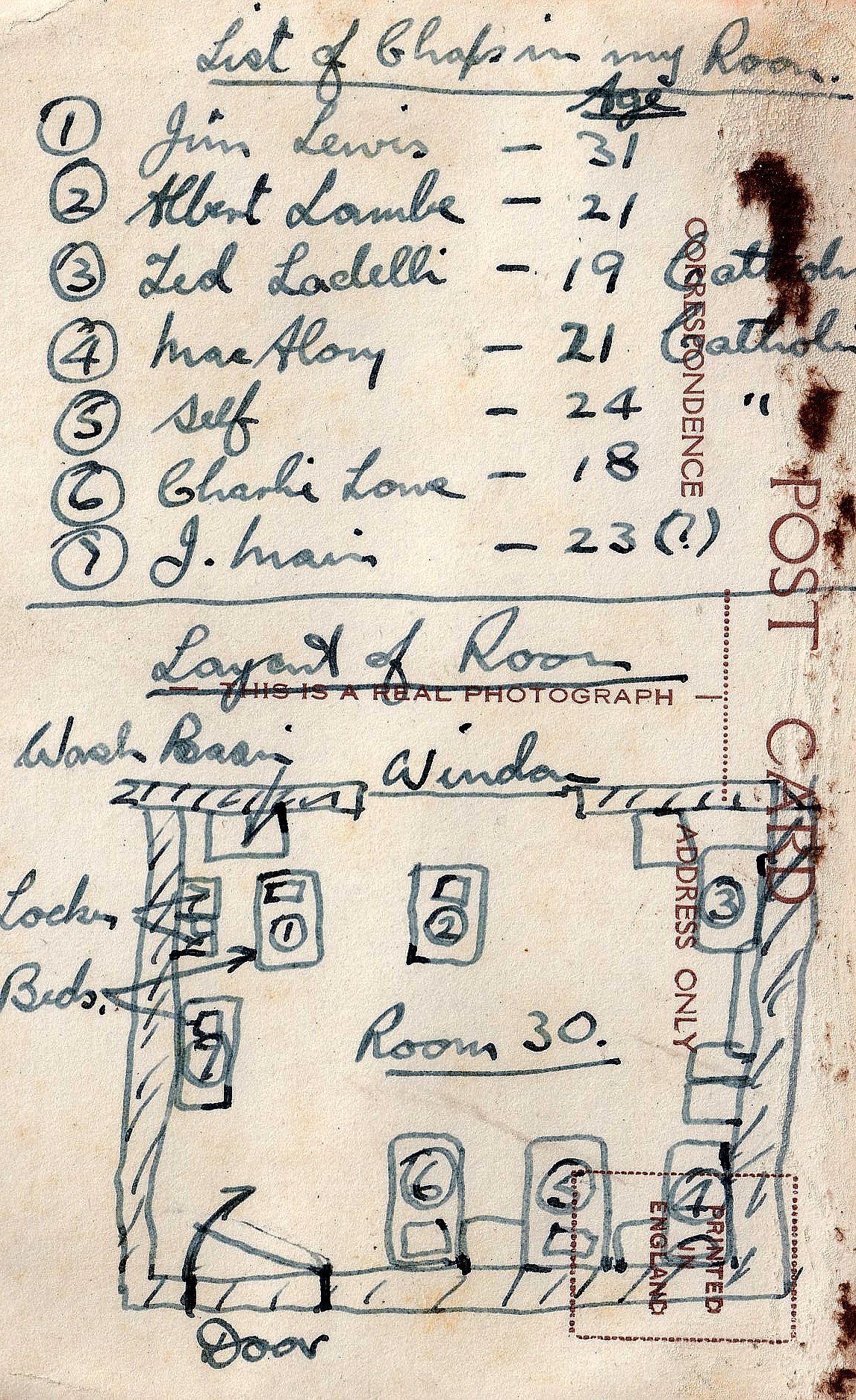 at_air_RAF_ITW_No_5_squadron_1_flight_C_hotel_room_layout