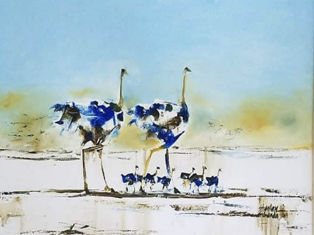 art_hillside_ostrich_blue